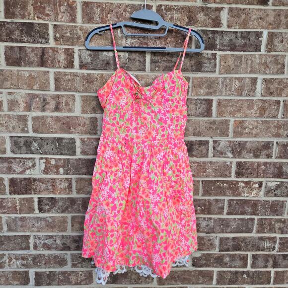 Lilly Pulitzer McCauley Dress Fiesta Pink Size 8 - Picture 2 of 5